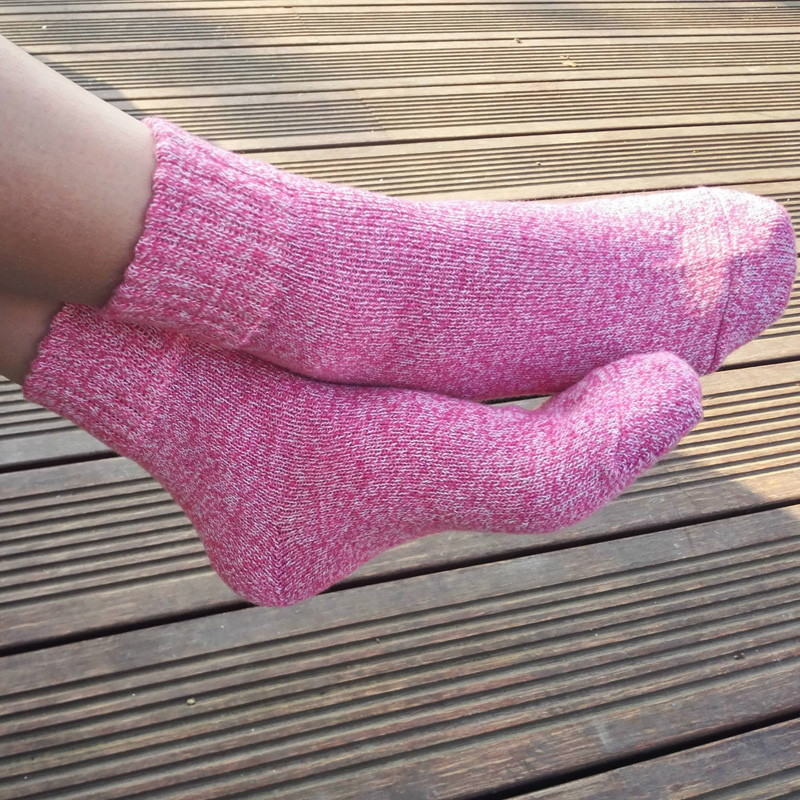 Spring Winter Sport Socks Women Thick Wool Socks F..